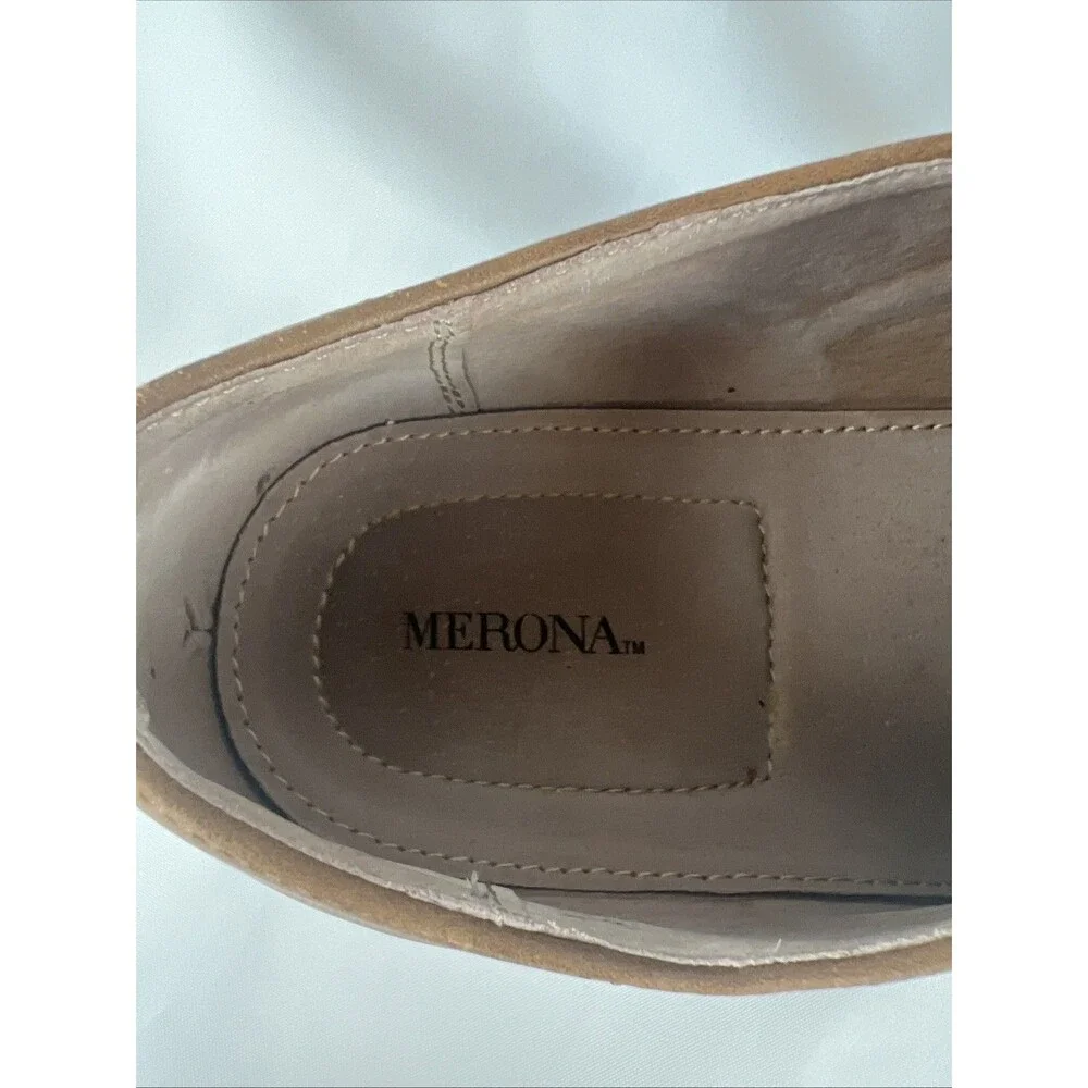 Marona Men's Brown Cap Toe Dress Shoes Oxford Lace Up Size 11 Casual Business